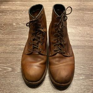 Frye Tyler Brown Leather Lace Up Size 11